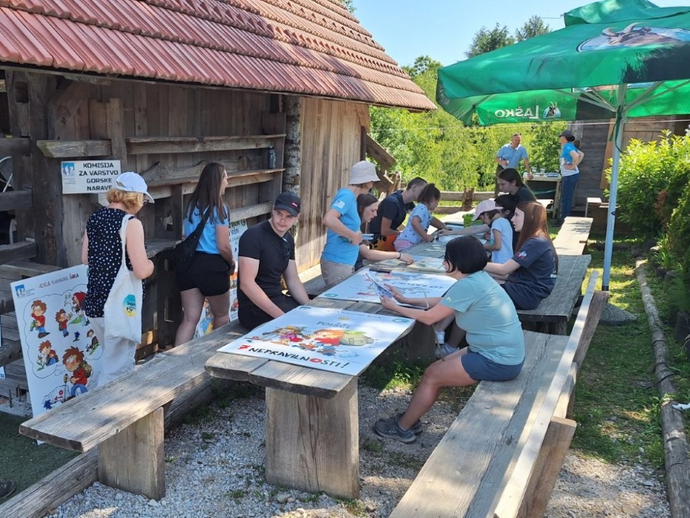VESELA PLANINSKA ŠOLA NA DNEVU SLOVENSKIH PLANINCEV 